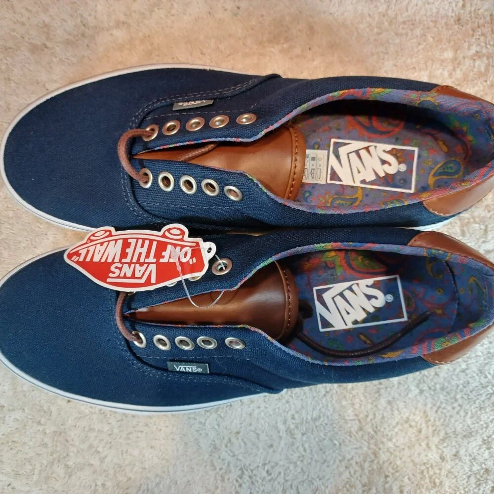 Vans Men's 7/Women's 8.5 Era 59 C&L Dress Blues/Paisley VN000UC6DCU